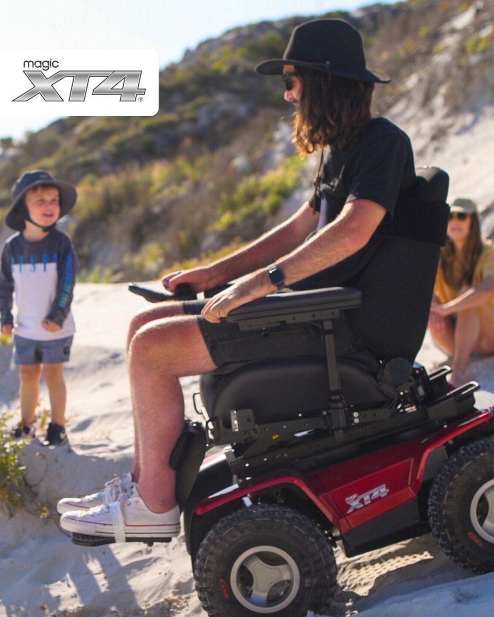 SunriseMedical's tweet photo. 🗨️“The XT4 is absolutely amazing. It’s given me a level of freedom that I never dreamed possible as a quadriplegic. Such an epic machine. My only wish is that I had it sooner!”​ - Australian photographer Jaimen Hudson

Discover the XT4 by Magic Mobility👉 https://t.co/3fjLRMw1h1 https://t.co/aIkpFlmnSO