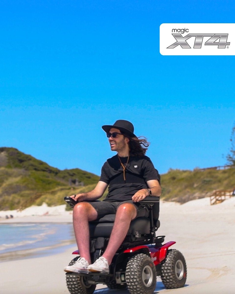 SunriseMedical's tweet photo. 🗨️“The XT4 is absolutely amazing. It’s given me a level of freedom that I never dreamed possible as a quadriplegic. Such an epic machine. My only wish is that I had it sooner!”​ - Australian photographer Jaimen Hudson

Discover the XT4 by Magic Mobility👉 https://t.co/3fjLRMw1h1 https://t.co/aIkpFlmnSO