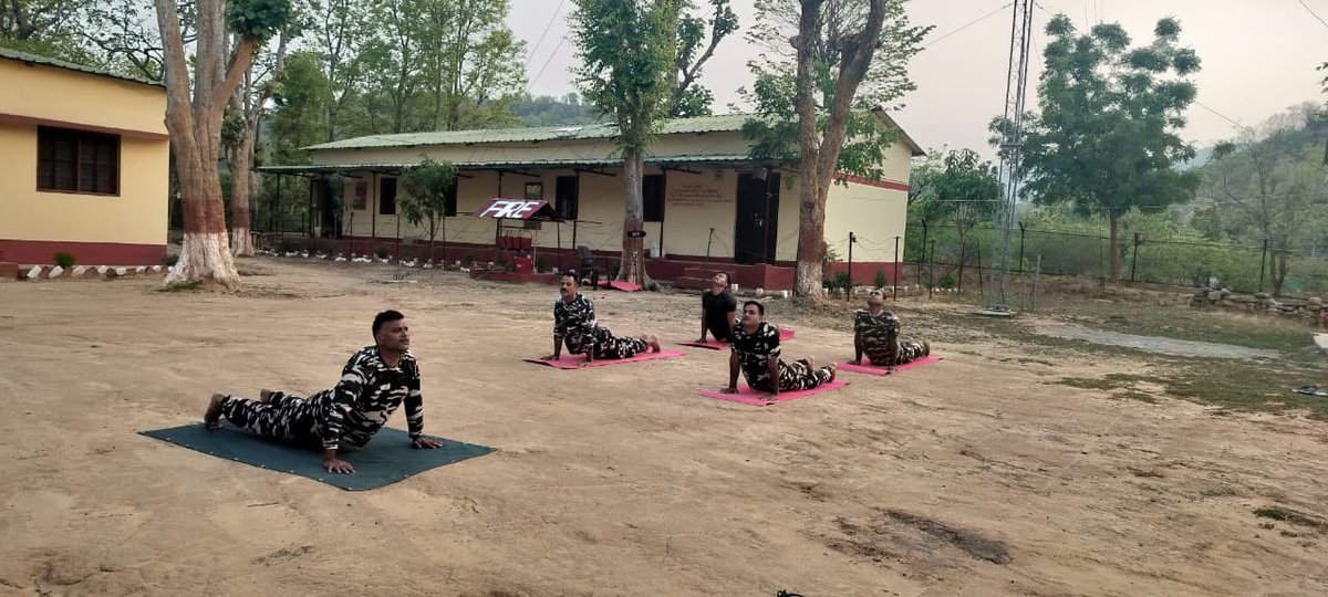 9BnSSB_INDIA's tweet photo. рд╕реАрдорд╛ рдЪреМрдХреА рдореЗрдВ рдЬрд╡рд╛рдиреЛрдВ рджреНрд╡рд╛рд░рд╛ рдирд┐рдпрдорд┐рдд рдпреЛрдЧрд╛рднреНрдпрд╛рд╕ рдХрд░ рд╢рд╛рд░реАрд░рд┐рдХ рдПрд╡рдВ рдорд╛рдирд╕рд┐рдХ рдлрд┐рдЯрдиреЗрд╕ рдХреЛ рд╕реБрджреГрдврд╝ рдмрдирд╛рдпрд╛ рдЧрдпрд╛ред
#SSB_INDIA #SSBFTRLUCKNOW #SSBSHQGKP #YogaForWellness #FitForce #SevaSurakshaBandhutva #TeamSSB https://t.co/bW9Nk3apSL