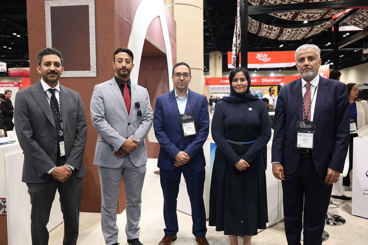 psau_edu_sa's tweet photo. NAFSA 2026 |
في إطار مشاركتها في مؤتمر "نافسا" 2026، استعرضت #جامعة_الأمير_سطام مبادراتها وبرامجها الدولية أمام أ.د. تهاني بنت عبد العزيز البيز الملحق الثقافي السعودي بسفارة المملكة في الولايات المتحدة الأمريكية ، وذلك خلال زيارتها لجناح الجامعة في اليوم الثالث للمؤتمر.

#NAFSA2026 
#وزارة_التعليم 
#مجلس_شؤون_الجامعات