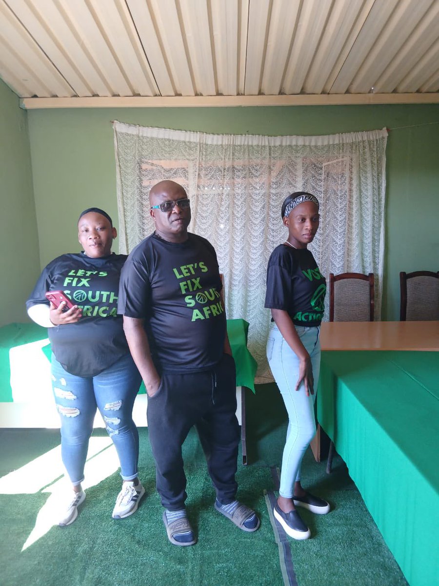 ActionSA_NW's tweet photo. Khuphuka Friday in Dr Kenneth Kaunda’s Maquassi Hills Ward 5, Vryburg. https://t.co/f3cHbyUafC