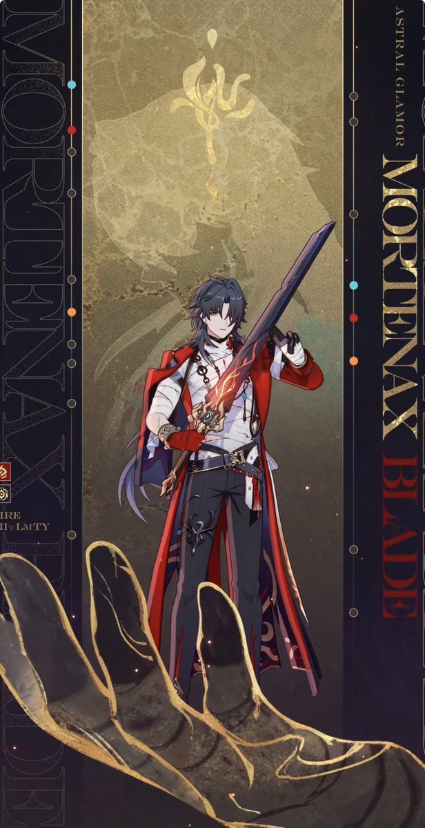 MythusStar's tweet photo. (1/2)
New Official Mortenax Blade Astral Glamor Phone Wallpapers!

#honkaistarrail #HSR #StarRail #崩壊スターレイル #Blade #UnbotheredBlade https://t.co/zWnEJjx8LQ