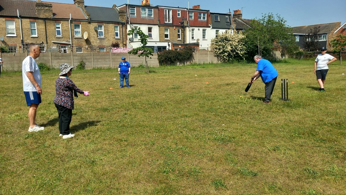 MertonMencap's tweet photo. Hello everyone! 🙂👋 Last weekend at the Saturday Hub, we had an exciting and full of fun cricket 🏏 session provided by a fantastic coach, Neil. 👏 The activity promoted our fitness, stamina, hand-eye coordination, and overall health. 👍 All of us had an amazing time! 😀👌 https://t.co/1uYoEE94N0