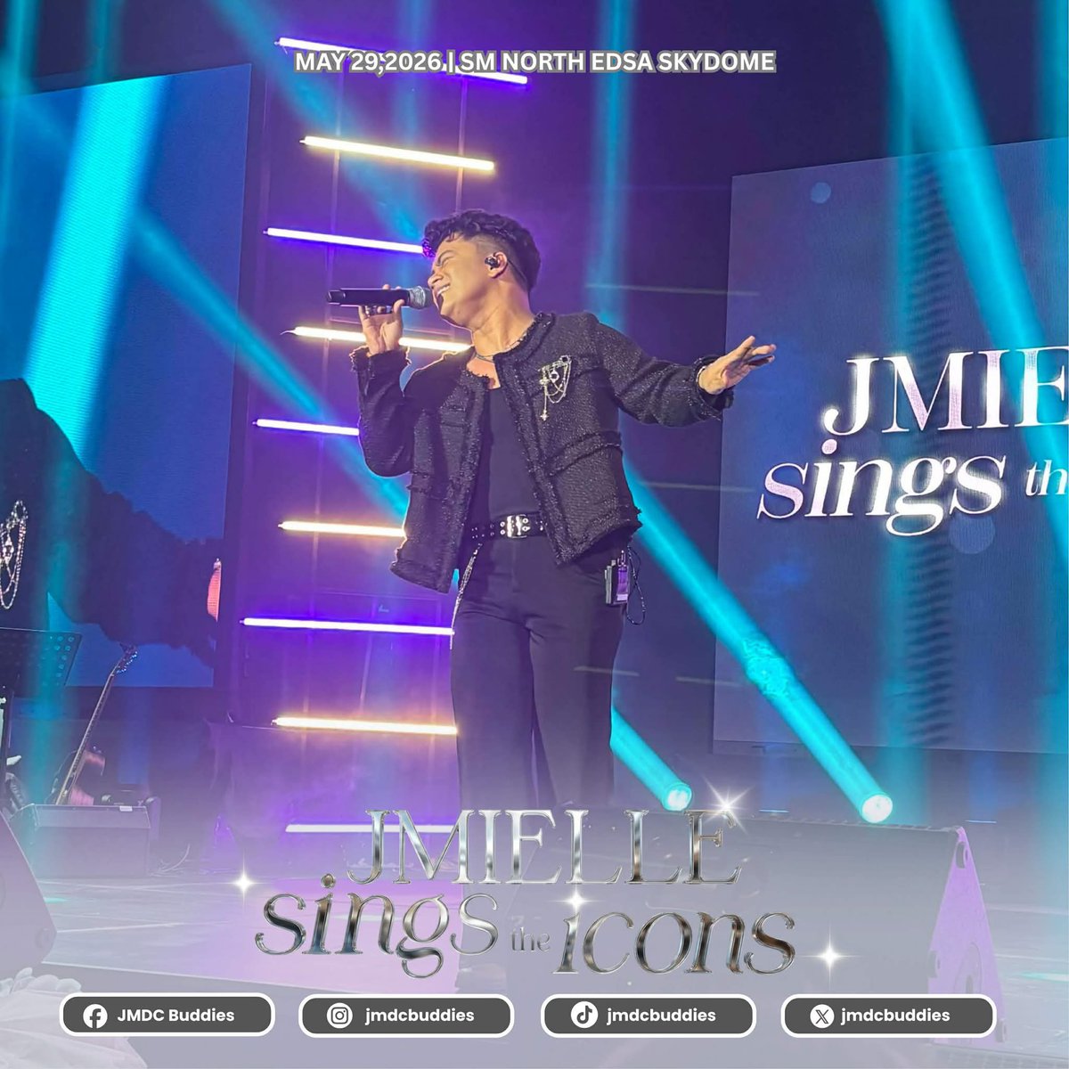 jmdcbuddies's tweet photo. ✨ 𝐈𝐍𝐒𝐈𝐃𝐄 𝐒𝐊𝐘𝐃𝐎𝐌𝐄 | The venue is all set for tonight’s JMielle Sings the Icons concert 🤍 Fans are slowly filling the Skydome as we get closer to showtime 

#JMielle #jmdelacerna #MarielleMontellano #JMDCBuddies https://t.co/FJMGC6IB9j
