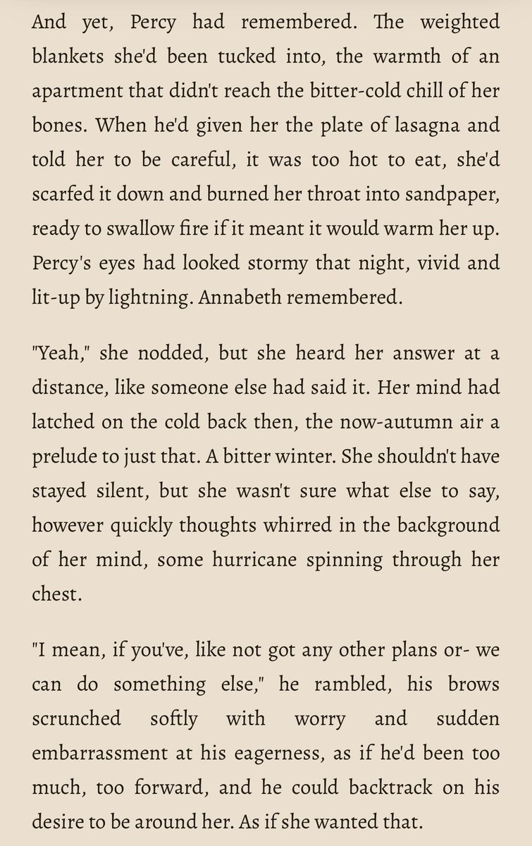 geryonism's tweet photo. not pga related but a preview of a two-part percabeth fic i’ve fixated on writing. set primarily in the first few months of dating post-tlo, but most percy’s chapter takes place in post-battle botl summer for reasons that will be clear later on https://t.co/mx7zRc16rw