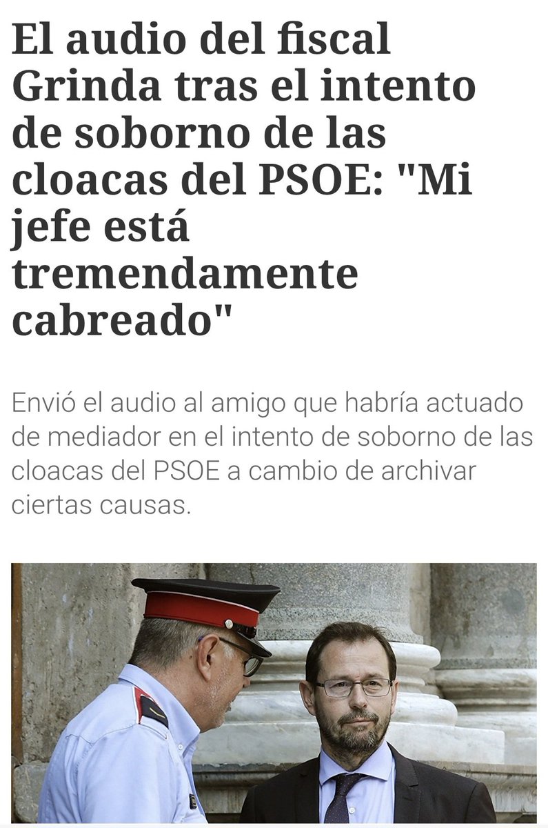 nurygglez's tweet photo. L'únic territori on la trama de les #cloacasPSOE té doble implicació directa és Catalunya segons l'auto del juez Pedraz. 1. La campanya d'Illa 2024 i 2. El perodista Pérez Rosinyol, habitualíssim de totes les tertúlies a tots els mitjans catalans, com a "sondejador" del fiscal Grinda per ordres de la cloaca. Deu ser per això que la noticia ha dessaparegut de tota la prensa catalana...
https://t.co/KfRm6pWN6N