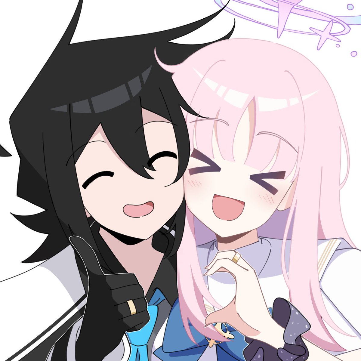 LukishiFukari's tweet photo. "Look Sensei, We're Married!"

#BlueArchive #ブルアカ https://t.co/XNAGTrhGw7
