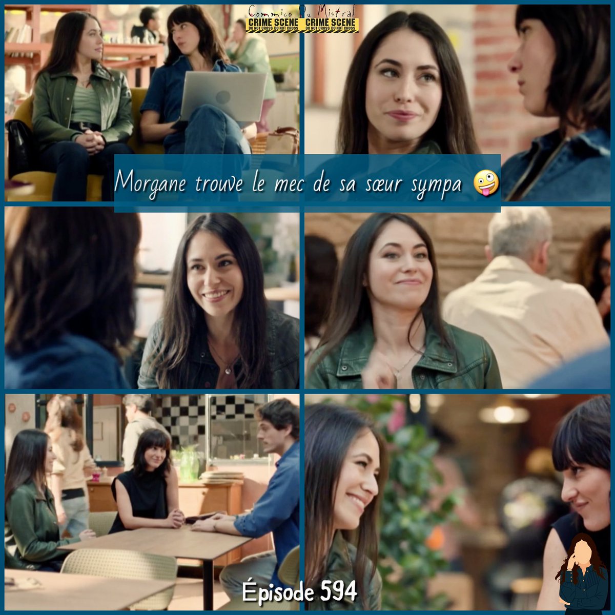 CommicoMistral's tweet photo. #pblv épisode 594  Morgane trouve le mec de sa sœur sympa 🤪 https://t.co/7cp6iJfUe8