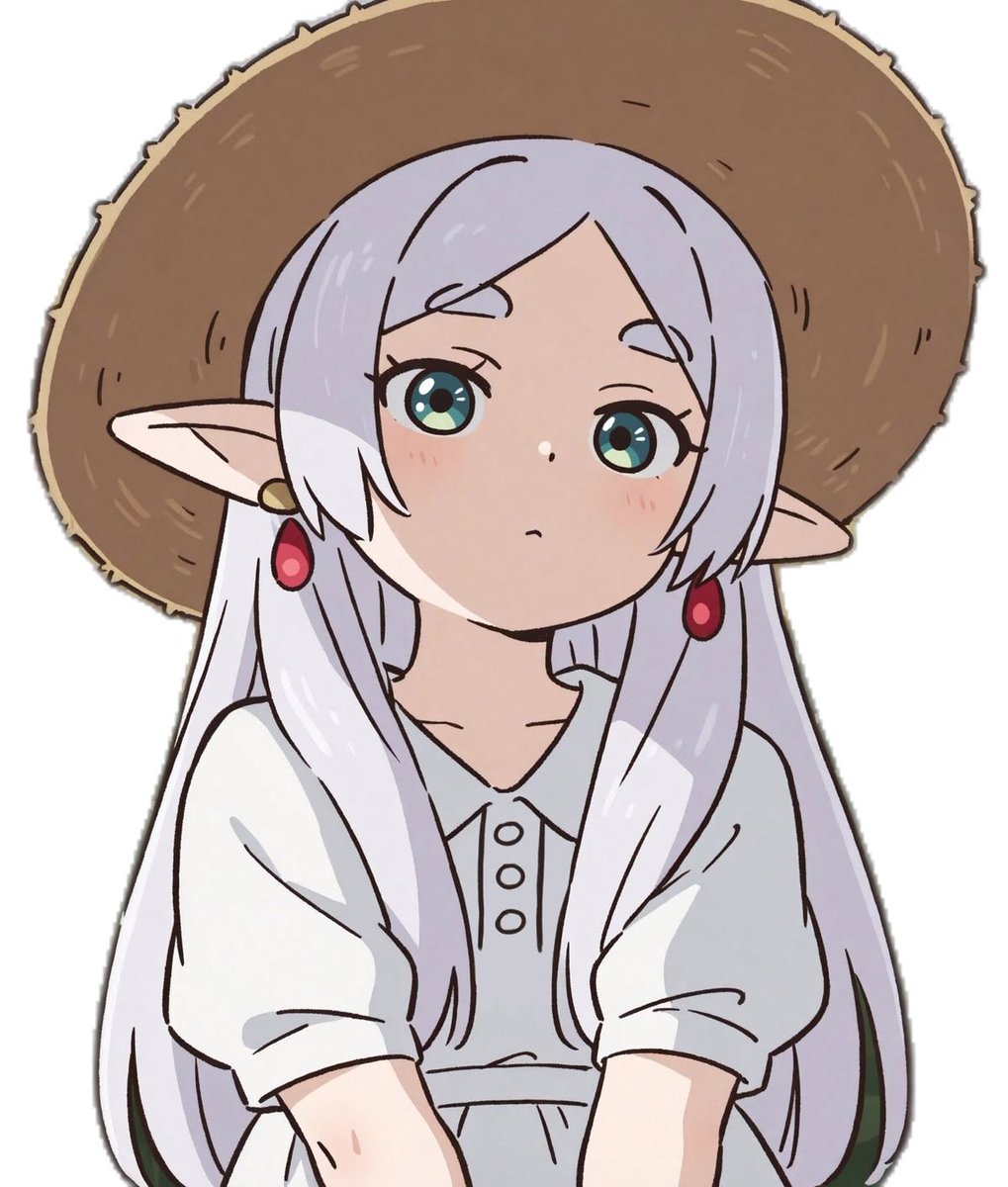 GifsAnime_'s tweet photo. Elf Frieren 😀 https://t.co/GphbmPVl4G