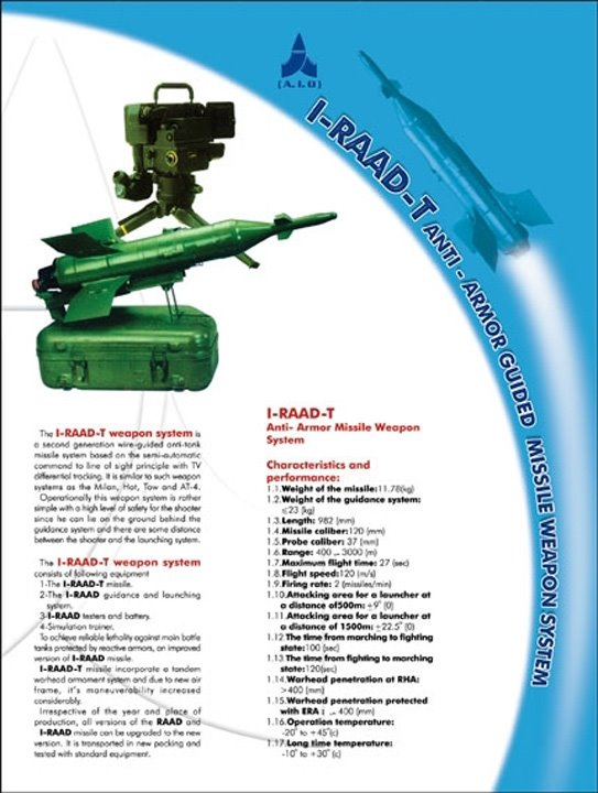 sharpenedsting's tweet photo. @Buma11252252 @Sam_Cranny There have been various programs to upgrade the Sagger to SACLOS guidance (like what a TOW has), for example the Iranian I-RAAD. But just upgrading the guidance only goes so far, the Sagger is rather slow and unmaneuverable, so it's best to just get a whole new missile. https://t.co/OC0wDSNeAk
