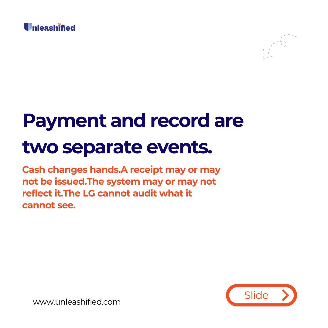 Unleashified's tweet photo. Paid the levy. Manual receipt.
Three months later you're marked as a defaulter.
No digital record. No way to prove otherwise.

LOGMAS: every payment tied to its transaction. Full audit trail.
This is what payment infrastructure solves.
#GovTech #NigeriaTech #LOGMAS #IGR https://t.co/sSZlhTDkkd