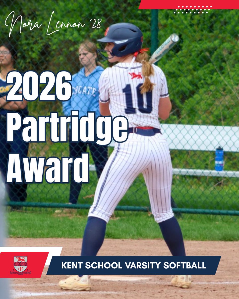 Nora_Lennon11's tweet photo. I’m honored to have received the Partridge Award of Most Outstanding Player, as well as All-League Honors this season!! Grateful for this recognition! 🦁🥎 

@KENTct_Softball 
@CharmerSoftball 
@CoachRuss3 
@USAElite_Jen https://t.co/19l31uqxon