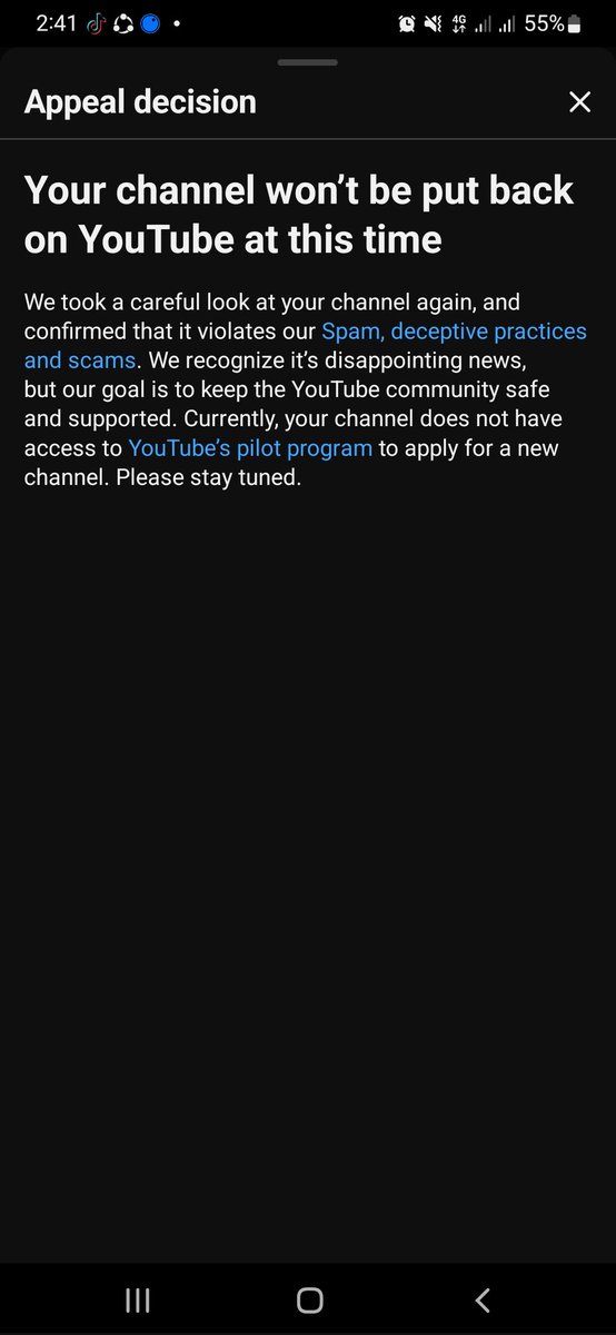 Sh90471Sa's tweet photo. @TeamYouTube @GonzaloBer67491 Hey @TeamYouTube my 3 channel removed. Appeal Rejected mabe Ai review.
Please Review my Channel. Please live on YouTube.
please 🙏

Fast Channel Link:https://t.co/JhlDmcZIeC…

2nd Channel Link:https://t.co/KHtNCfxGEA…

3rd channel Link:https://t.co/25ZhO7KLyF… https://t.co/ePRt1xGFLZ