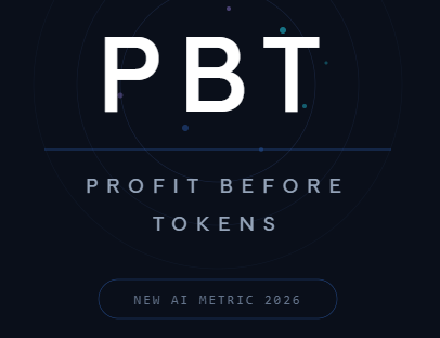 HugoNavarroPer2's tweet photo. New metric for AI companies: PBT (Profit Before Tokens). https://t.co/Qigmmk5qAX