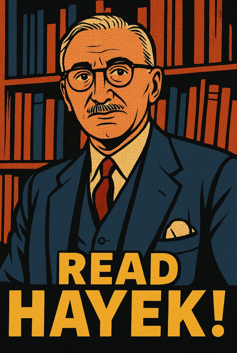 NoWayOutMoose's tweet photo. A great reminder from @rjpjr12 to read Hayek and actually understand what he was talking about! https://t.co/I6WB2Mmqbh