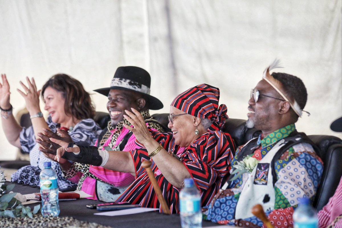 VPofNamibia's tweet photo. Director of Ceremonies,  
Government recognize expos and trade fairs as vital catalysts for economic growth and grassroots development. Events such as this serve as strategic platforms to empower especially Small and Medium Enterprises, and promote cultural heritage.  
Moreover, we recognize the important role local authorities continue to play in driving development at grassroots level. We therefore encourage continued collaboration between central government, regional leadership, traditional authorities, private sector, and communities in ensuring that platforms such as the Oshakati Totem Expo continue to grow and contribute meaningfully to the development of our country.   
 
Director of Ceremonies, 
At this juncture, all me to speak directly to the young people present here today and those watch and listening on various media platforms across the country. Events where we celebrate diverse culture are very crucial. Let our young people never detach themselves from their identity and heritage. Let them learn their language, their culture and their history. Learn and understand your clan and your totems. Respect your traditions while embracing education, innovation, and technology. The future belongs to a generation that understands both where it comes from and where it is going. 
Our cultural identity should never be viewed as outdated. Rather, it should serve as a foundation upon which we build modern and united communities. 
As the late Founding President, Dr. Sam Nujoma, once reminded us that “a nation without culture is like a tree without roots.”  
Indeed, Oshakati Totem Expo has established itself as an important platform enabling us to embrace our cultures, define our identity, so that together as a united people, will work in unison to contribute to the socio-economic development of our country.