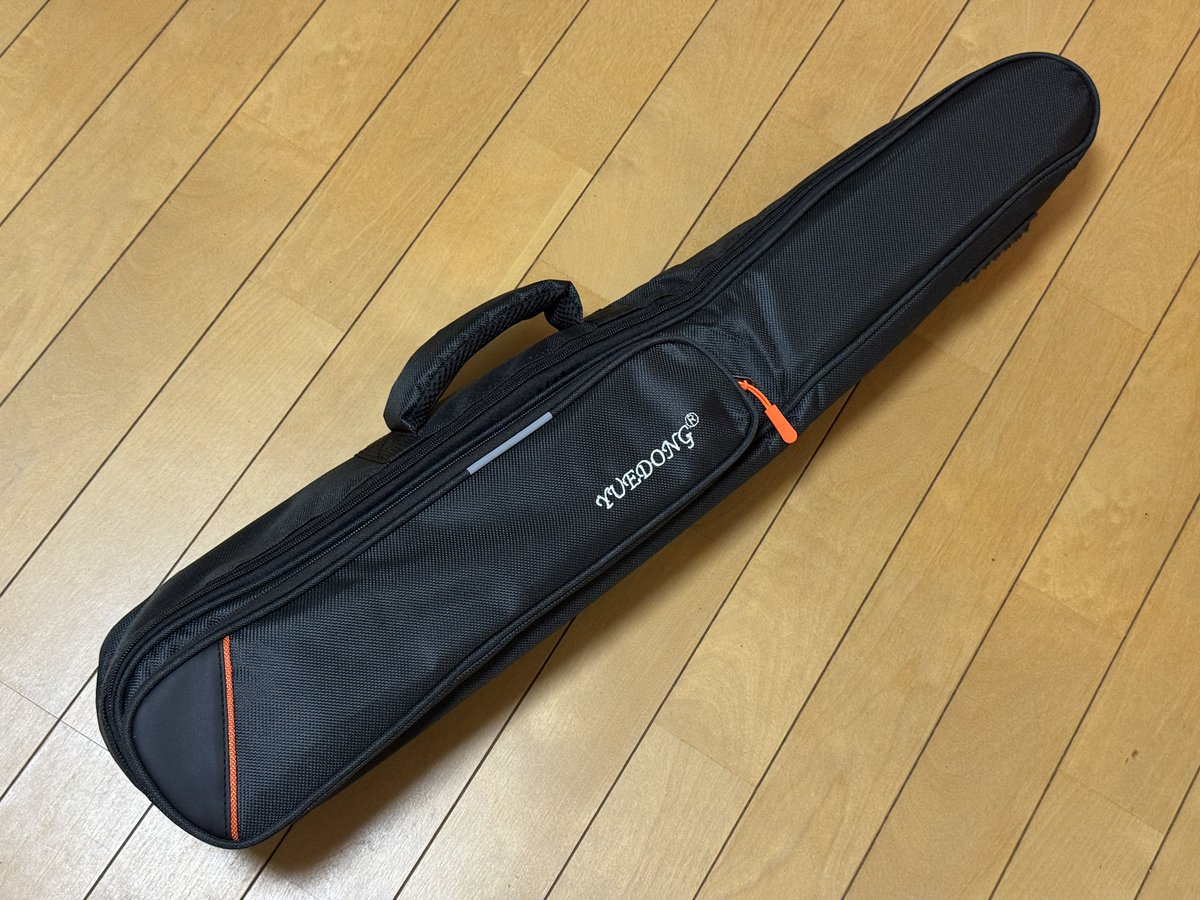 enchowr's tweet photo. EWIのケースがくたびれてきたので、アリエクで3000円のソプラノサックス用をポチってみた
サイズはぴったり、側の生地は安っぽいがクッションは厚みがあって良い
ケーブル類も入れられる収納力も十分
折って送られてきたので折り癖が気になるけどそのうち戻るだろう https://t.co/KJU5hRlSOQ