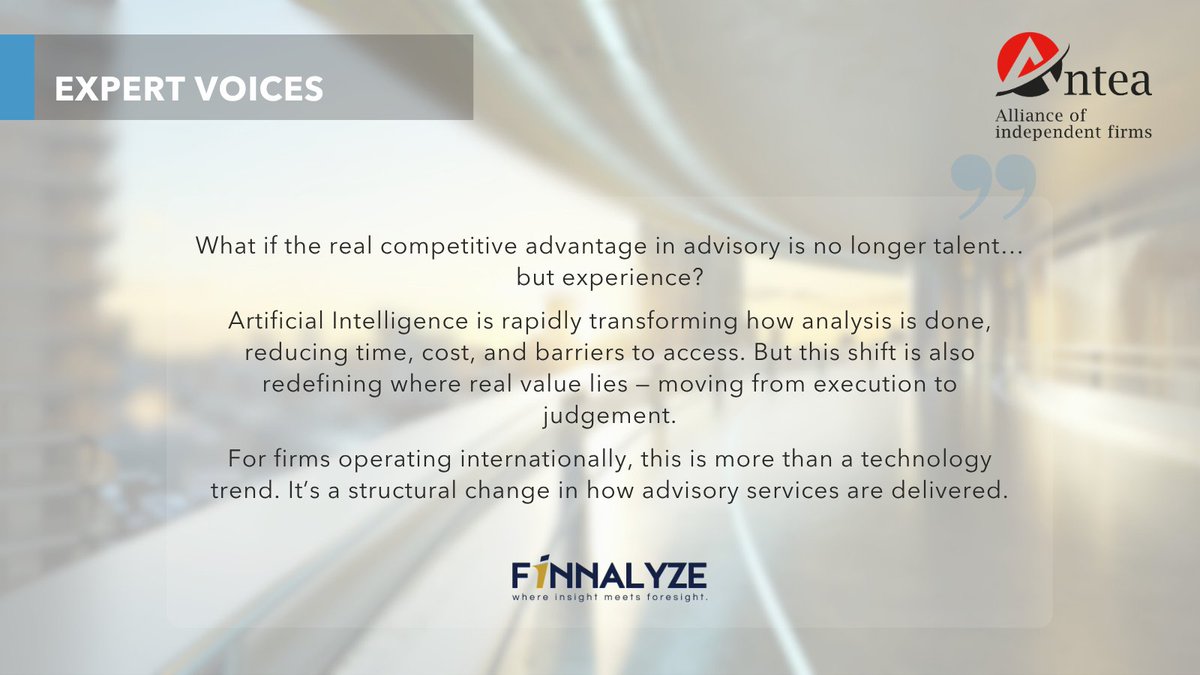 AnteaAlliance's tweet photo. Agentic AI is redefining the consulting industry.

🔗 Read the full article here: https://t.co/StzRzgoXhl

#AgenticAI #Consulting #Advisory #FutureOfWork #AITransformation #Strategy #Leadership https://t.co/M8M6YVjjNR