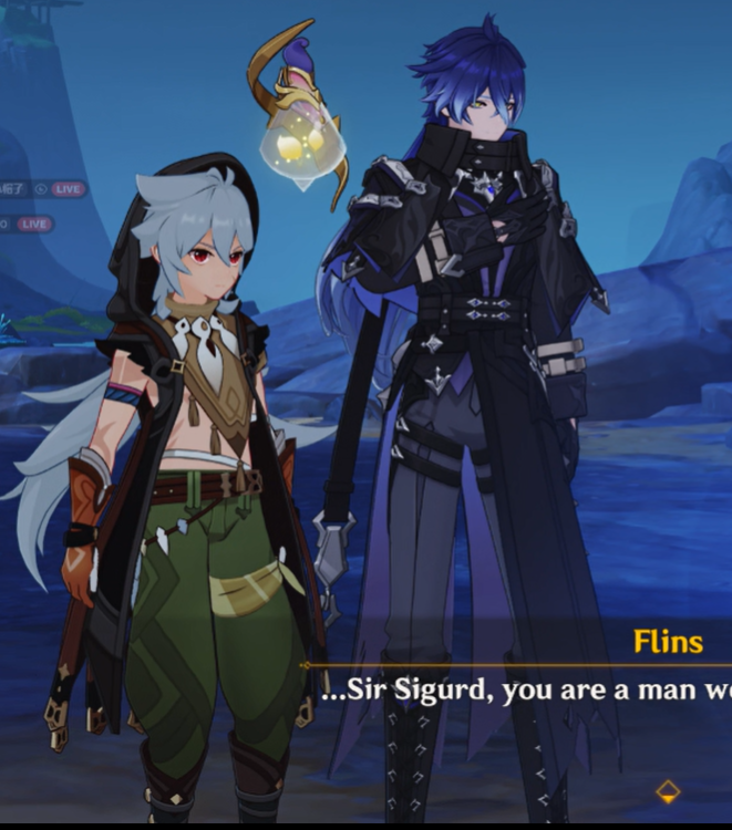 _trueDream_'s tweet photo. The concept of Flins and Razor having a familal bond.
Like yes, the lantern Fae from nod-krai adopts the wild wolf boy from Mondstadt!!

#GenshinLunaVII #GenshinImpact #Flins #Razor https://t.co/PXYWN71KTw