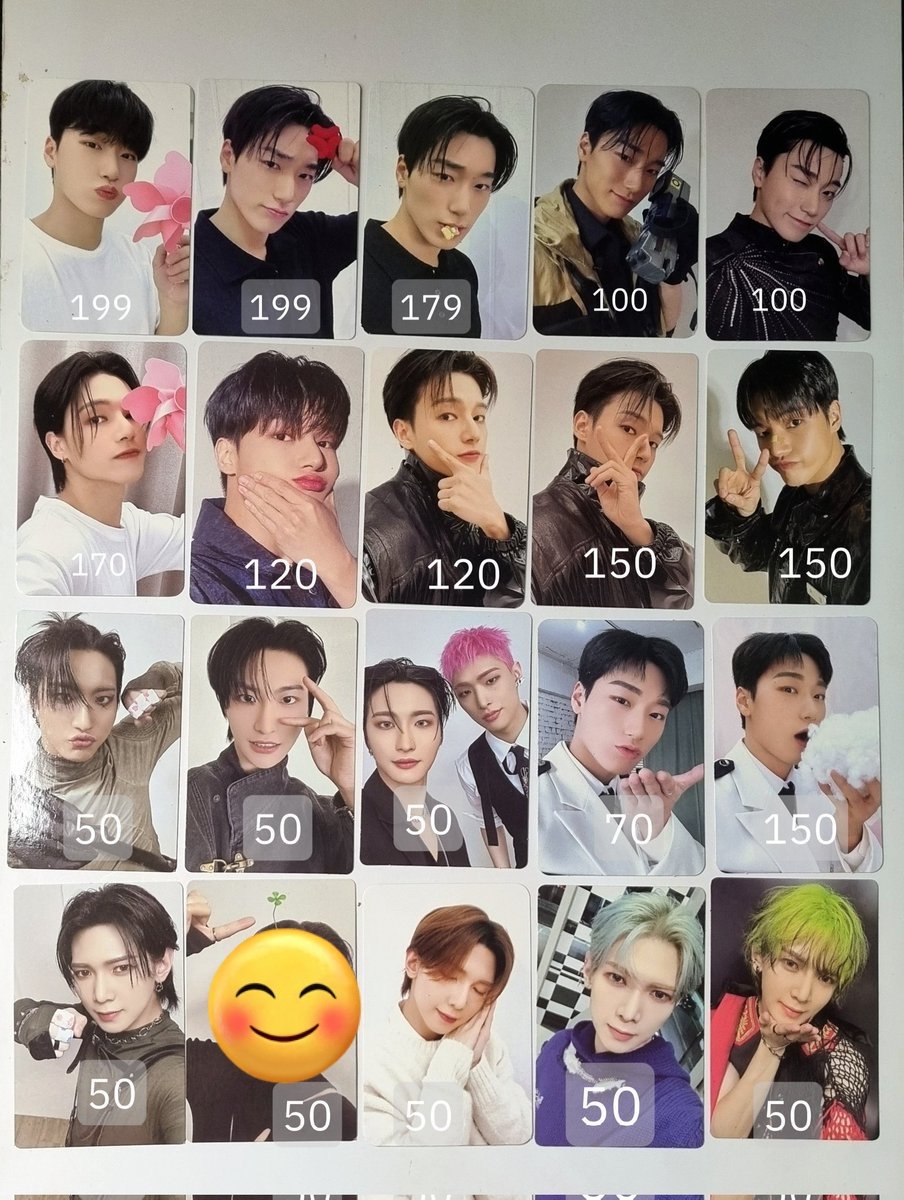 NoJ789's tweet photo. พร้อมส่ง WTS
ATEEZ POB

✨️ราคาตามภาพ.-
📬 ค่าส่งเหมา 30.-

✅️Thai Bank
✅️Thai Address

** ไม่สะดวกส่องไฟ **

🙏สนใจเมนชั่นหรือDMได้เลยค่ะ
#ตลาดนัดเอทีซ #ตลาดนัดateez https://t.co/8rMMspw3FX