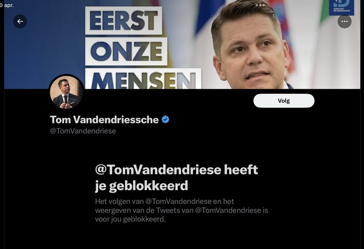 Marc1cl's tweet photo. @tomvangrieken @DVanLangenhove Wie zijn jullie, om het over vrije meningsuiting te hebben, https://t.co/v86r2ODNKC