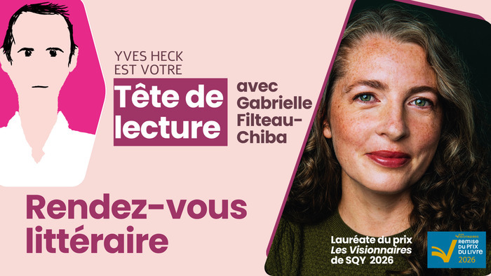 VannierPascal's tweet photo. Tête de lecture avec la romancière québécoise Gabrielle Filteau-Chiba en invitée d'honneur. 
Dimanche 7 juin 2026 à 11h 
Médiathèque Jean Rousselot #Guyancourt #yvelines @sqy 
Lecture de textes par le comédien Yves Heck 

01 39 44 36 50 Réservation https://t.co/6bHh4cA7RQ https://t.co/HQu5dRPp2G
