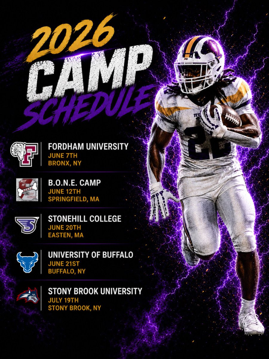 freeplasm's tweet photo. Coaches‼️ here’s my official summer camp schedule!! 
#troyfootball #recruitable #CO2027 #RB https://t.co/TqEqO3ufRJ