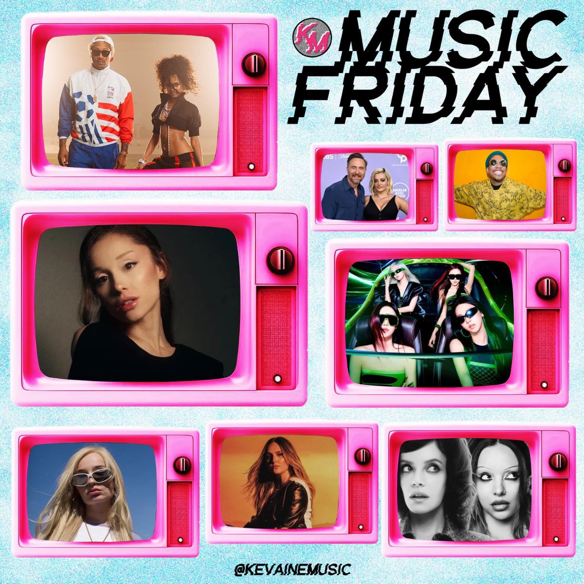 KevaineMusic's tweet photo. 🎵MUSIC FRIDAY 29/05/26🎵
📺 #ArianaGrande - #HateThatIMadeYouLoveMe
📺 #aespa - #Lemonade
📺 #Future & #Tyla - #GameTime
📺 #KimPetras - #Detour
📺 #LilyAllen & #JADE - #BegForMe
📺 #AndersonPaak - #KPOPS
📺 #Perrie - #PassengerPrincess
📺 #BebeRexha & #DavidGuetta - #SadGirls https://t.co/vr8t6CbBDj