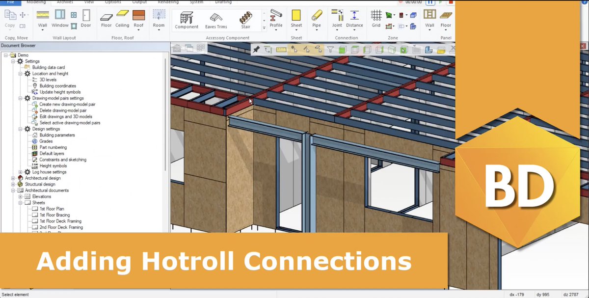 VertexSysIntl's tweet photo. #TutorialVideo: We show you how to add #Hotroll connections, creating the beam and column drawings, part drawings and then exporting all of these to pdf within #VertexBD #BIM software.

Watch 📹: https://t.co/MIf52ePq6e

🌐 https://t.co/dKaj2sfpR4
🌐 https://t.co/tPJMdQyxXH https://t.co/30lEZvJoya