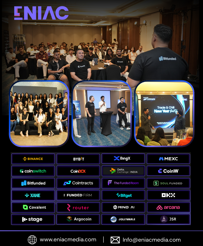 EniacMedia's tweet photo. At Eniac Media, we don’t just ride the hype cycle we build the communities, volume, and GTM strategies behind the world's most dominant blockchain platforms. 

We are proud to be the trusted marketing and media engine for 50+ the industry's heaviest hitters.

Huge shoutout to the ecosystems building the future with us:

🏛 Tier-1 Global Exchanges:@Binance @Bybit_Official @MEXC_Official @bitgetglobal @BingXOfficial @CoinWOfficial 

🇮🇳 Leading Regional Markets:@CoinDCX @CoinSwitch @DeltaExchangeIN

📈 Prop Trading & Funding Ecosystems:@Bitfunded @TheFundedRoom @SoulFunded @FundedFirm @Cointracts
🌐 Web3 Infrastructure, Protocols & AI:@Covalent_HQ @routerprotocol @ArcanaNetwork @MindAI @Argocoin @1plusstage @JSR_web3

🚀 Emerging Ecosystems & Innovators:@XaneAI @Jollywhale @OHY_web3

Whether it's scaling a global exchange, deploying a massive KOL network, ranking for Web3 SEO, or launching a flawless TGE, we execute based on what actually works.

Looking to scale your project without the guesswork?