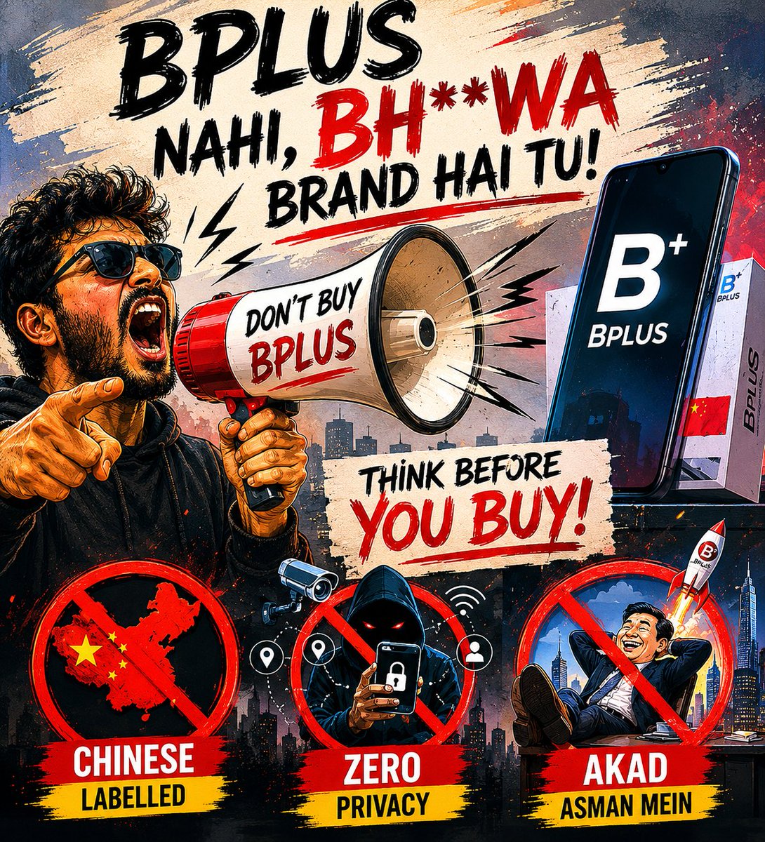 Trolling_isart's tweet photo. Now that bha**wa brand seems to have completely run out of credibility.

First, they targeted tech creators who spoke against them. Now they're apparently getting random users involved to attack the same creator  instead of addressing the actual criticism.
The more this happens, the more it reflects poorly on the brand itself.

How much lower can you go? 🤮