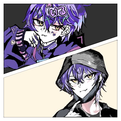 KoKU0124's tweet photo. ONとOF
 #あいえるえるえむ絵ー https://t.co/dhKm3ZDUuF