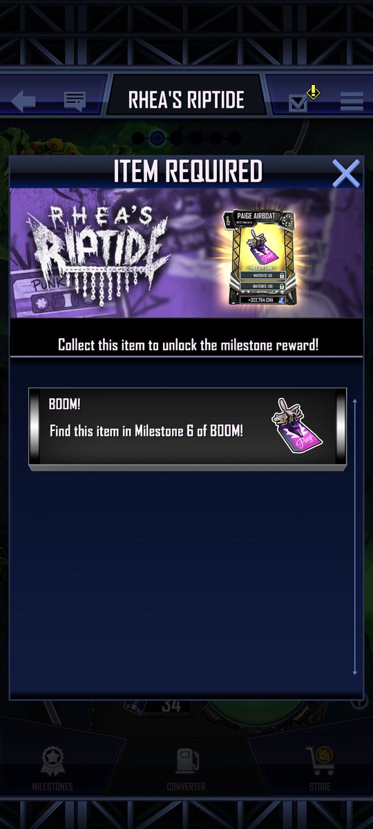 WyattFun79's tweet photo. @barso1 @superzomgbbq Me too but got to play it now because they've linked it to the riptide event. I don't think I've ever got to milestone 6. As soon as I've finished the 'destroy 4 cards' task I'll have to concentrate on winning. https://t.co/Vkq3xL3XZ4