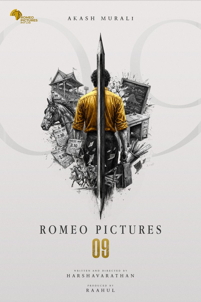 VimalaRani_B's tweet photo. @Romeopictures_  Production No.9 starring Akash Murali @_akashmurali , Written and Directed by #HarshaVarathan 

Best wishes to everyone involved. https://t.co/hRfntshWfL