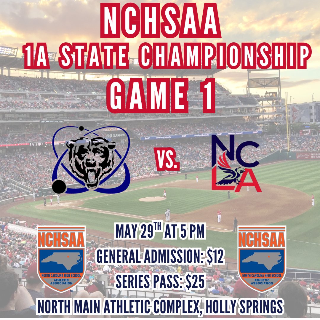 NCLAFalcons's tweet photo. It is Game Day and the start of the State Championship Series for HS Baseball.  Go Falcons!! @nclatweets https://t.co/DzmsG3XWUL