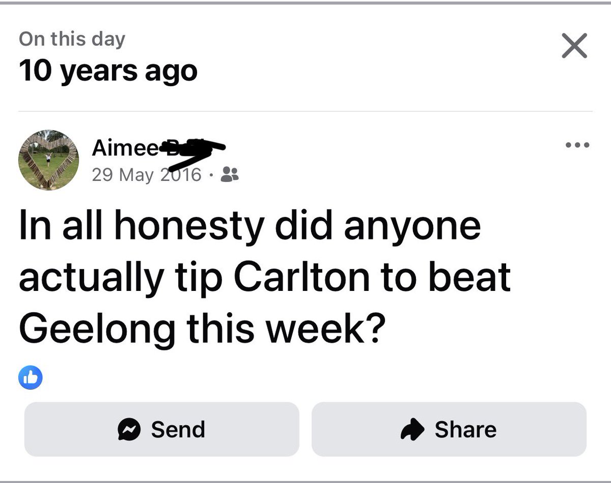 _aimee27's tweet photo. Well I didn’t 10 years ago and also didn’t tonight… #AFLBluesCats https://t.co/Bsqni2G67q