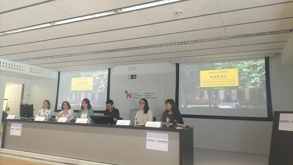 AQuAScat's tweet photo. 📷 El projecte Essencial, present avui a les Jornades de la xarxa MAPAC, a Pamplona.

Edurne Gallastegui i Garazi Carrillo hi han presentat el treball de l'#AQuAS per l'ús adequat de les transfusions i la desimplementació de pràctiques de poc valor.

#EssencialSalut #MAPAC2026 https://t.co/7DnciuQsWQ