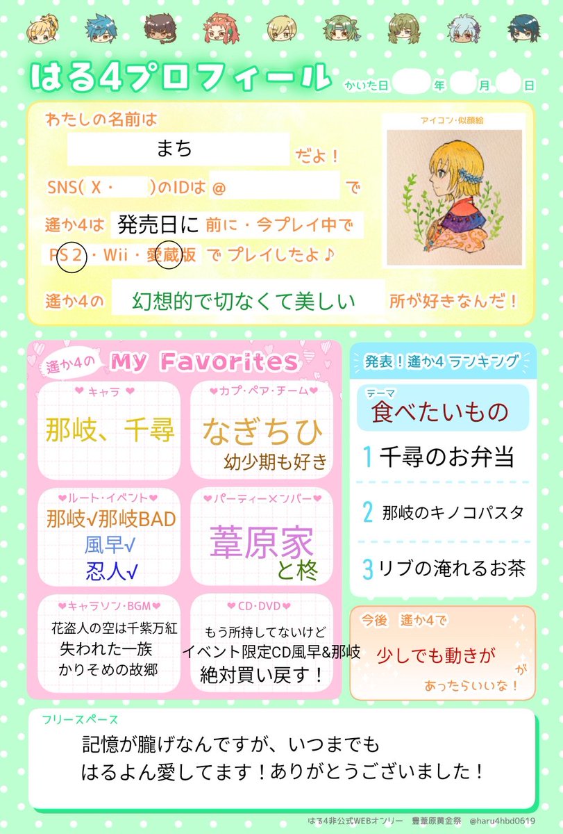 プロフカード