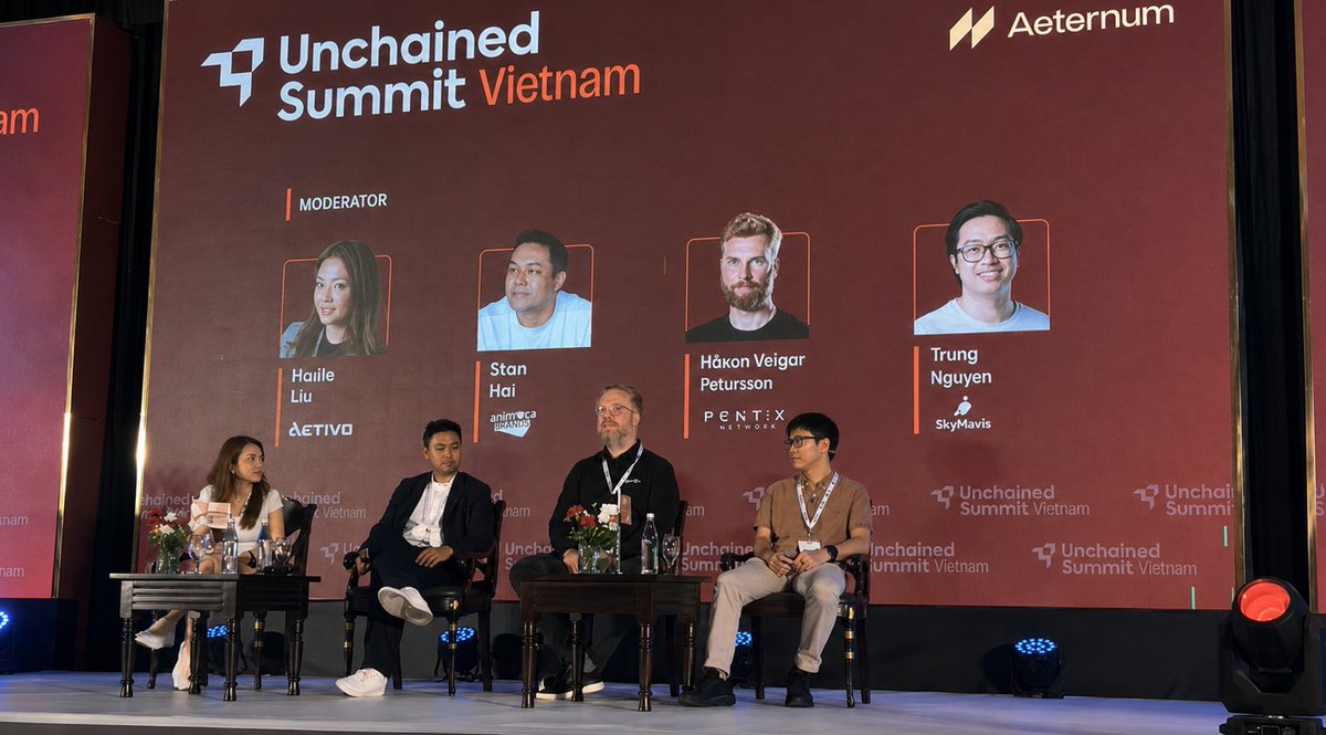 AlSparkResearch's tweet photo. Day 2  @UnchainedSummit   Vietnam 🔥

A full day of keynotes, panels, and fireside chats covering Web3 infrastructure, funding, tokenisation, AI, and blockchain innovation. 

Let’s dive into the future 🪩 https://t.co/OQmUV0Wd9z