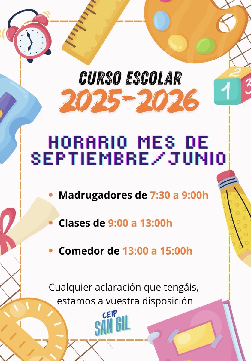 ceipsangil's tweet photo. ¡RECUERDA! Que el lunes empezamos junio 😋 https://t.co/tUobHTtXHq