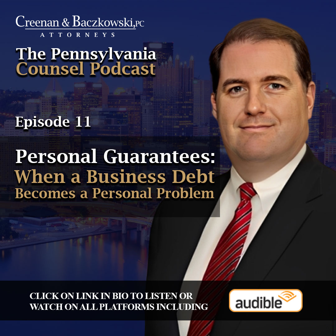 JWC724's tweet photo. A personal guarantee can turn business debt into personal debt fast. James Creenan says one signature can put personal assets at risk.

Click the bio link to listen to the full episode.
https://t.co/7jO1OOJ0uk https://t.co/IF7hgF5DjM
