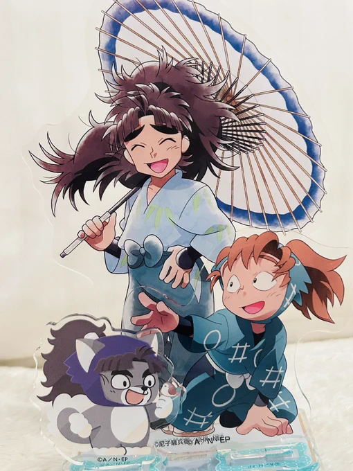 さすがに留三郎とニコイチすぎるけど、他のキャラとも合わせてみる この子撫でてもいい?いいぞ〜!みたいな竹伊