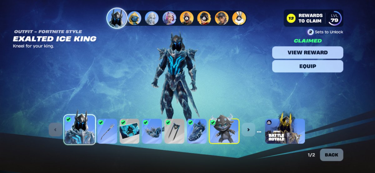 aa3on109's tweet photo. Hey @Fortnite so I bought the battle pass at the start of the season and apparently I don’t even have it to claim the extra skins could you do something about this thanks https://t.co/aunUgNDY2e