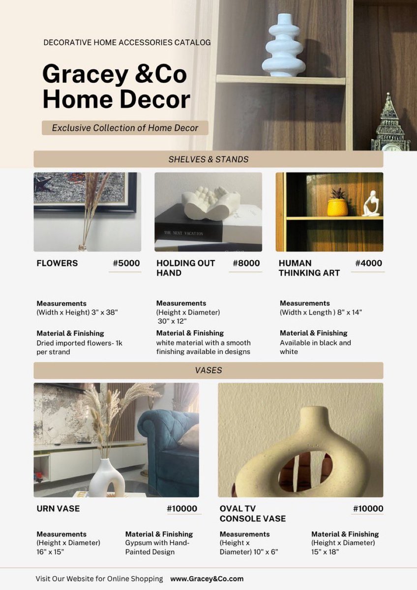 GraceAdeniyi2's tweet photo. I started a business last year selling handmade art with plaster of Paris and gypsum for space aesthetics. 

I think I have gifted more than I have sold this art and I strongly believe my location may be the issue.  Wheeew https://t.co/UiIHZh9TfC