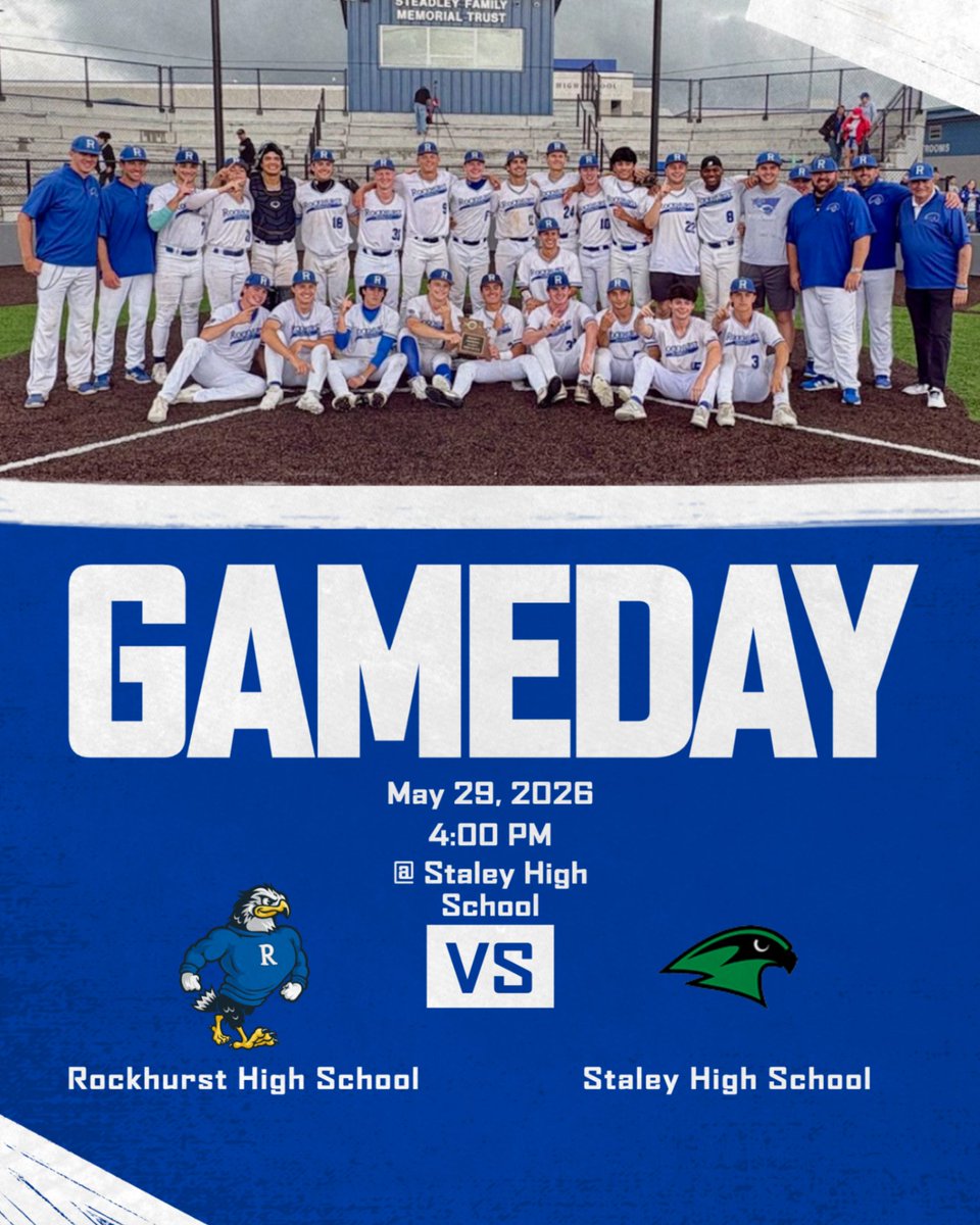 HawkletBaseball's tweet photo. Come out to Staley today for game 1 of the State Quarterfinals! 4pm https://t.co/OgzngzoEqe