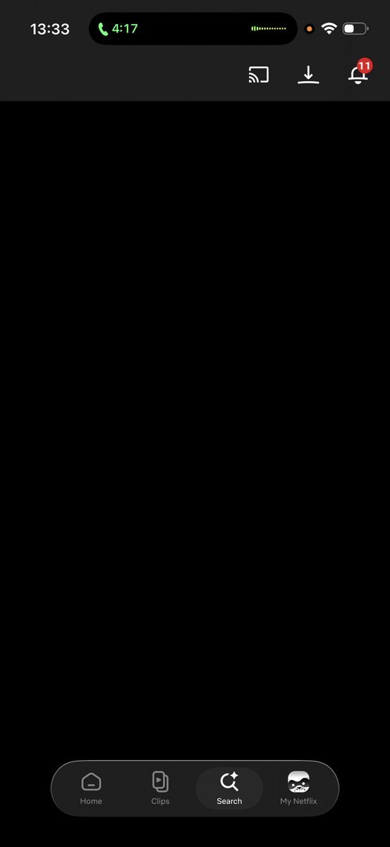 LrnDanielle12's tweet photo. @NetflixUK is the app having issues? I’m unable to search for anything https://t.co/hDKLJkdC7c