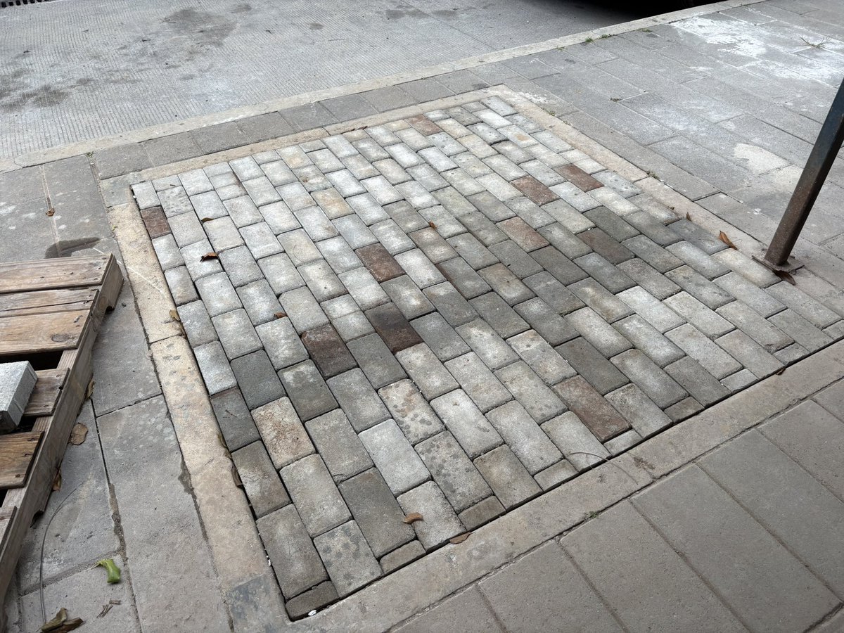 claudiachd's tweet photo. @Mayer  @salvadoraviad  @arquiterror  
Triste que en lugar de reemplazarlos procedan a cerrar las pocas zonas verdes que tenemos en la ciudad. Esto está en calle Uruguay y no entiendo por qué una empresa privada puede tomar decisiones sobre las zonas verdes que no le corresponden https://t.co/01VLvohrjC