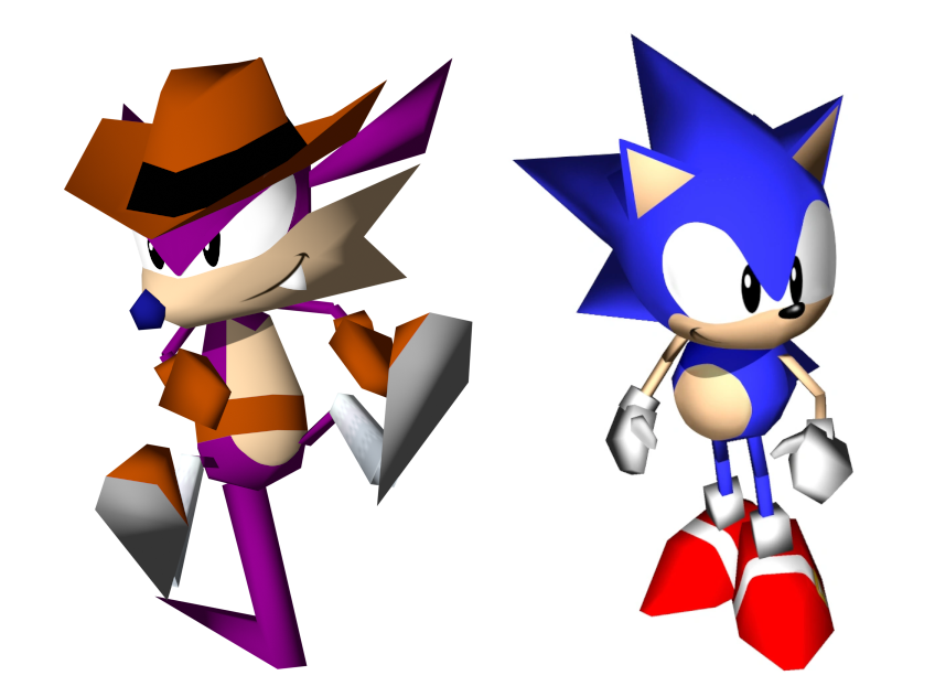 mariocraft31's tweet photo. 3d + 2d render attempt (sonic for reference) https://t.co/D3IY7R3Bi3