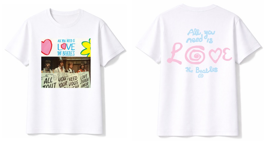 studiomog's tweet photo. 【NEWS】#ザ・ビートルズ 来日60周年記念ポップ・アップ・ストアで販売されるTシャツ3種類のデザインを発表。ビートルズ・ストアにて先行予約もスタート。詳細はレーベルサイトまで：https://t.co/hJOuan8tZC https://t.co/li75acpMC7
