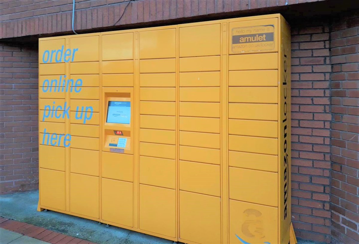 Hillstreetshop's tweet photo. 📦 Let our Amazon locker 'Amulet' take care of your purchases so you can collect them at a time that suits you!
Remember many of our retailers also offer Click & Collect 👍
#shophillstreet #shoplocal #amazon #amazonlocker #clickandcollect #middlesbrough #christmasshopping https://t.co/LNwpwW1wWn